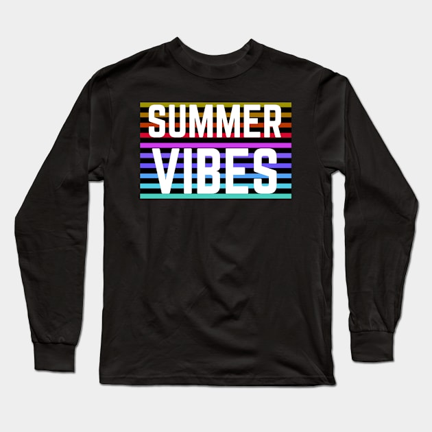 Summer Vibes Long Sleeve T-Shirt by Dynasty Arts